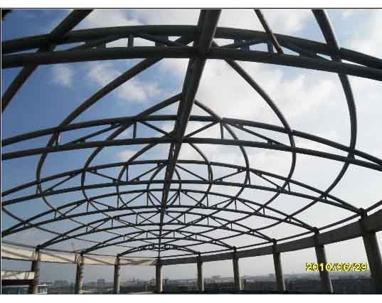 开封中煤朔州宾馆管桁架工程