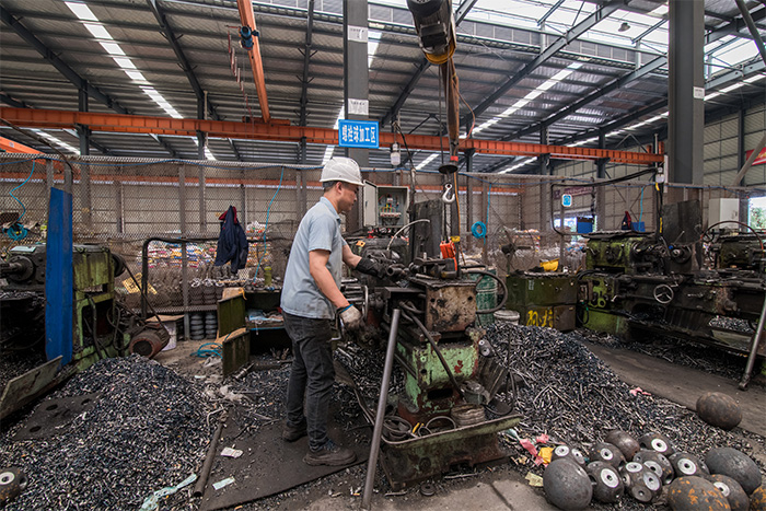 开封网架配件-螺栓球加工车间